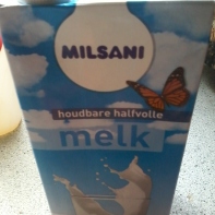 halve volle melk